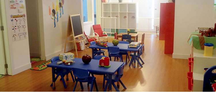 The dinning area of a daycare