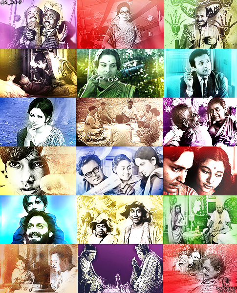 God of Indian cinema, Satyajit Ray Film Posters