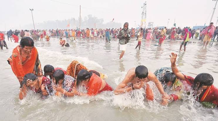 Dip In The Holy Water - Gangasagar