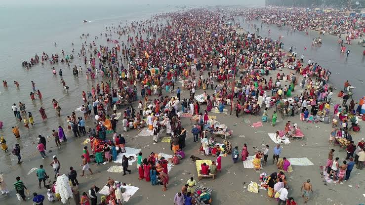 Gangasagar Mela Pilgrims