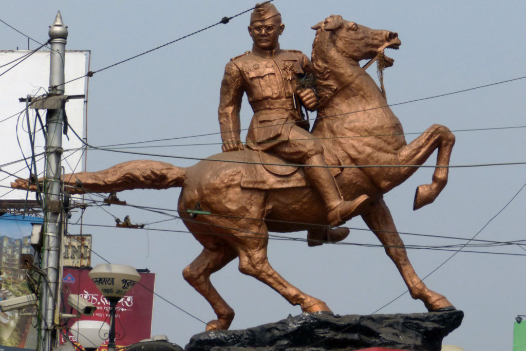 Shyambazar 5 Point Crossing Statue of Subhash Chandra Bose   P.C: Wikimediacommons