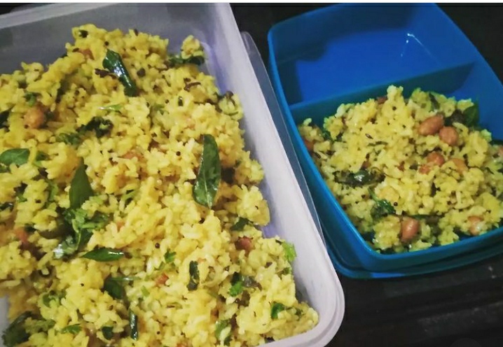 Quick Tiffin Box Recipes - Lemon rice